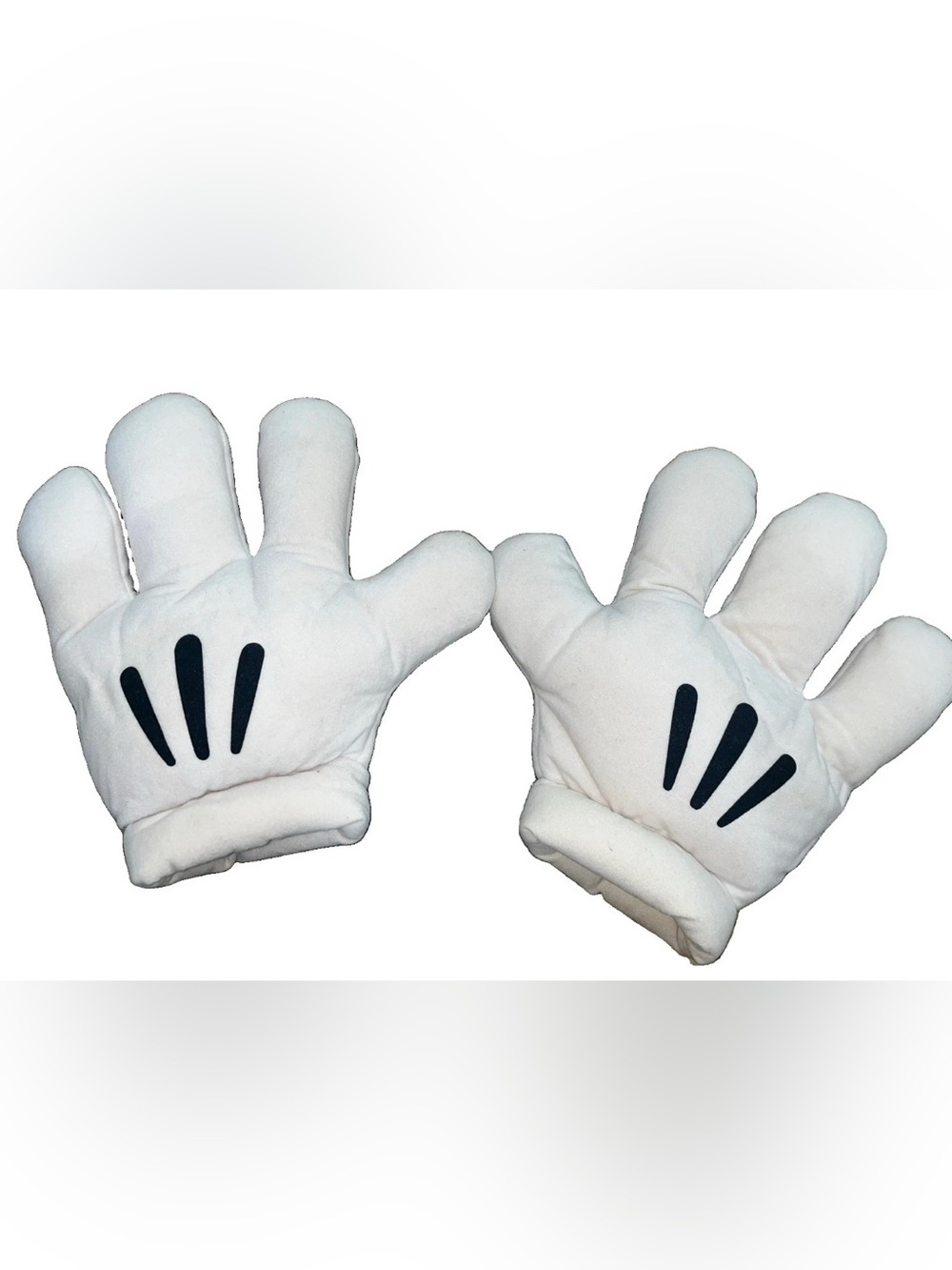 Vintage Disney Parks Disneyland Mickey Mouse Gloves Plush Halloween Costume